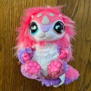 Magic Mixies Crystal Ball Pink Plush Stuffed Lights & Sound Interactive Working